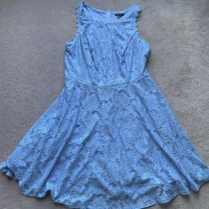 City Studios Blue Lace Dress (16)